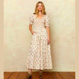 Christy Dawn Brooklyn Dress Mum Ditsy Cream (M) NWT